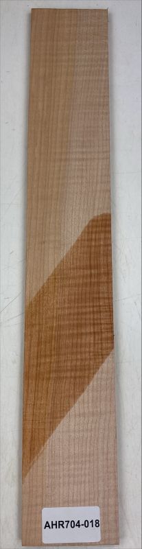 Fretboard Maple flamed, "Caramel", 600x95x9mm Unique Piece #018